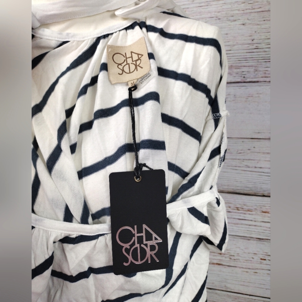 Chaser Striped Ruffle Top - Picture 5 of 11
